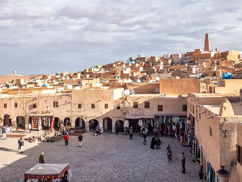 Ksar Ghardaia place marché 1 — Ghardaia, Algeria