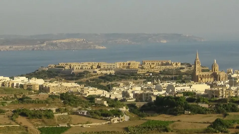 Town and coastal countryside — Nadur, Malta
