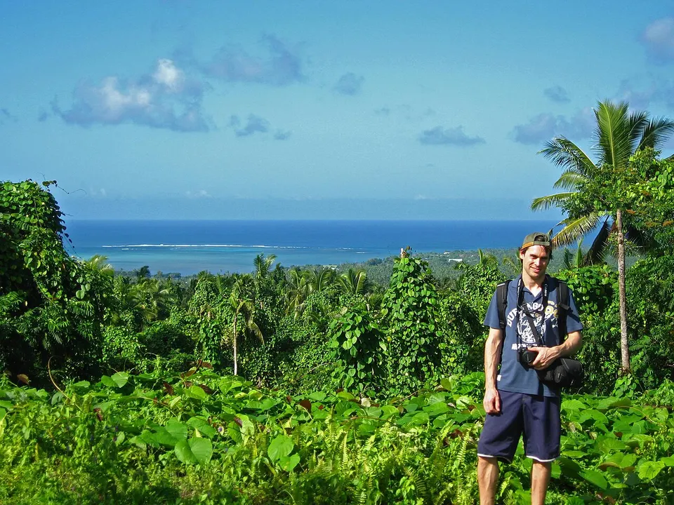 View from Pulemelei Mound - Samoa — Palauli, Samoa