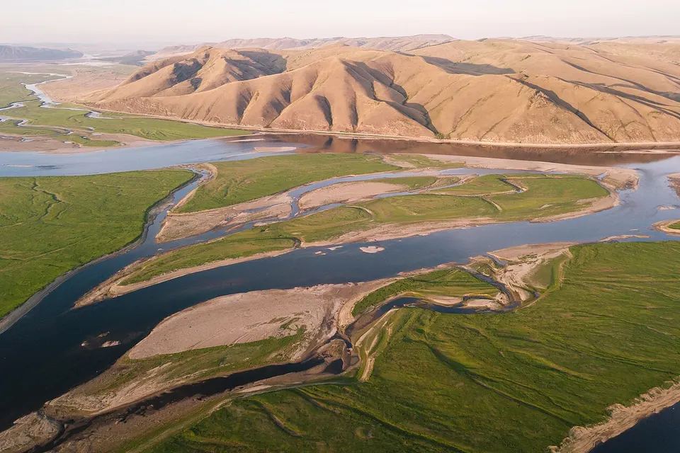 Разливы Красноярского водохранилища — Khakassia, Russia