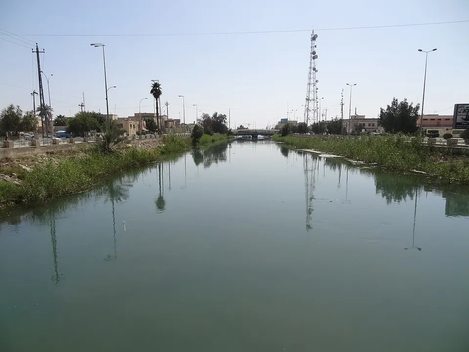 شط الديوانيه — Al-Qadisiyah, Iraq