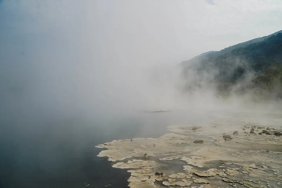 Male ("Mumbugu") section of Sempaya Hot Springs in Semuliki National Park - 1 Feb 2020 — Western Region, Uganda