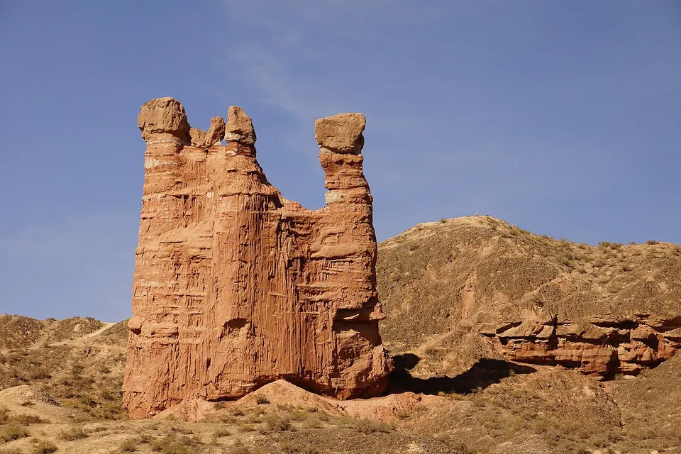 Desert rock formations — Gansu Province, China
