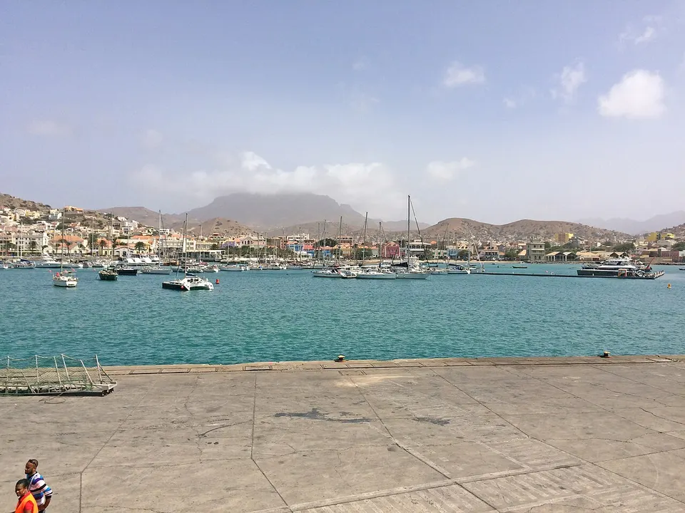 Harbour and town waterfront — São Vicente, Cabo Verde