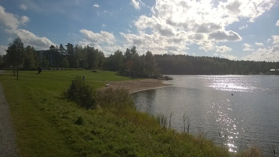 Lake beneath a cloudy sky — Pirkanmaa, Finland