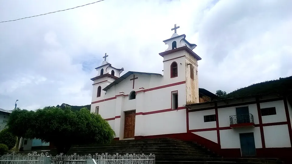 Templo colonial en Cujillo — Cajamarca, Peru