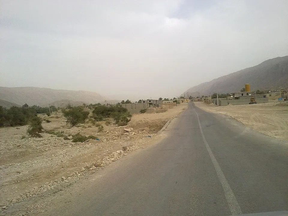 ورودی روستای طلحه Village entrance Talhe - panoramio — Bushehr, Iran