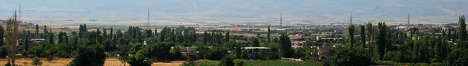 Bekaa valley banner — Baalbek-Hermel, Lebanon