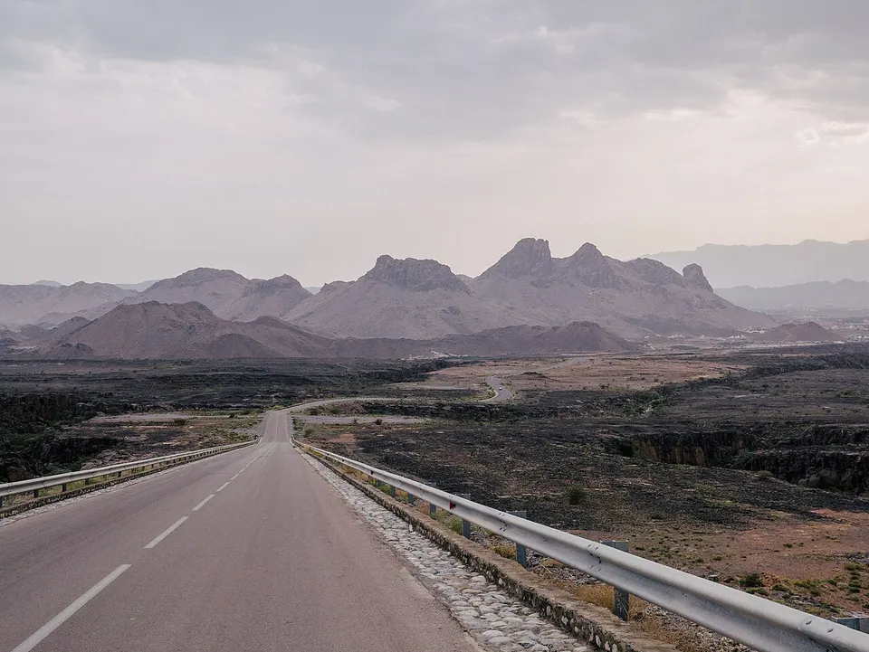 Al Barida Road going to Jebel Akhdar in the Ad Dakhiliyah Governorate, Oman (May 2014) — Ad Dakhiliyah, Oman