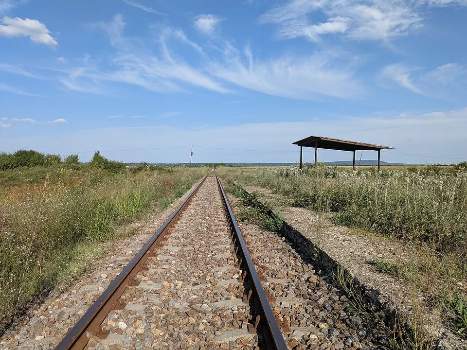 Săcuieni (Dâmbovița) train station.02 — DAMBOVITA, Romania