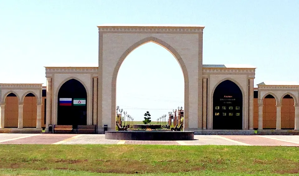 Avenue of sport glory in Magas — Ingushetia, Russia