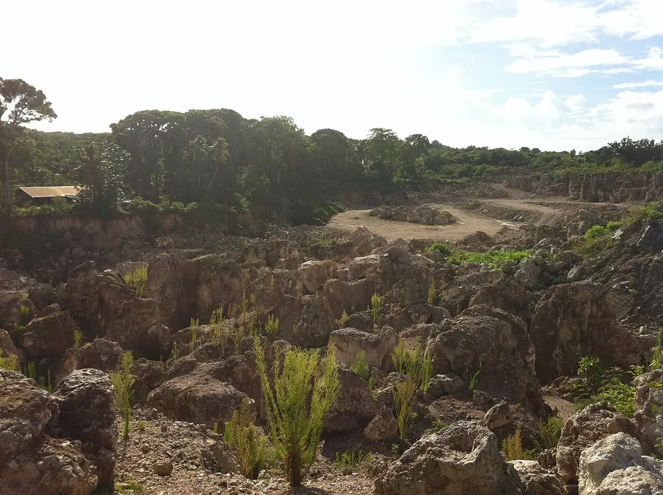 Pinnacles after secondary mining (15227476278) — Buada, Nauru