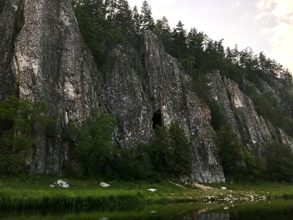 The cliffs in Bashkiriya National Park — Bashkortostan, Russia