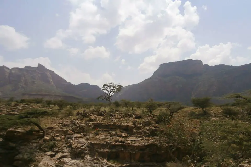 Abuna Yemata Guh - Distant view of the mountains — Tigray, Ethiopia