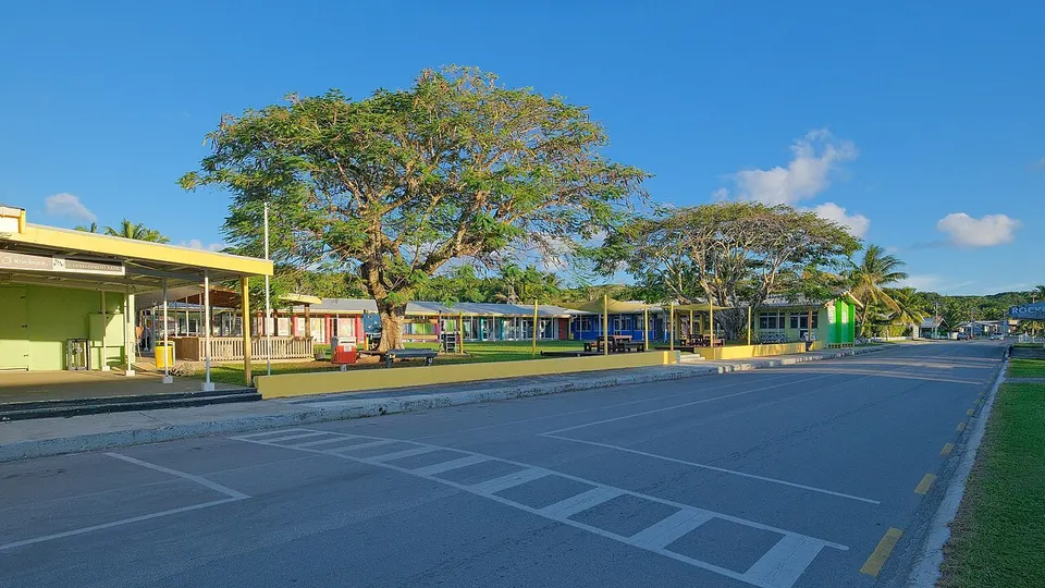 Alofi town center (Commercial Centre) — Alofi South, Niue