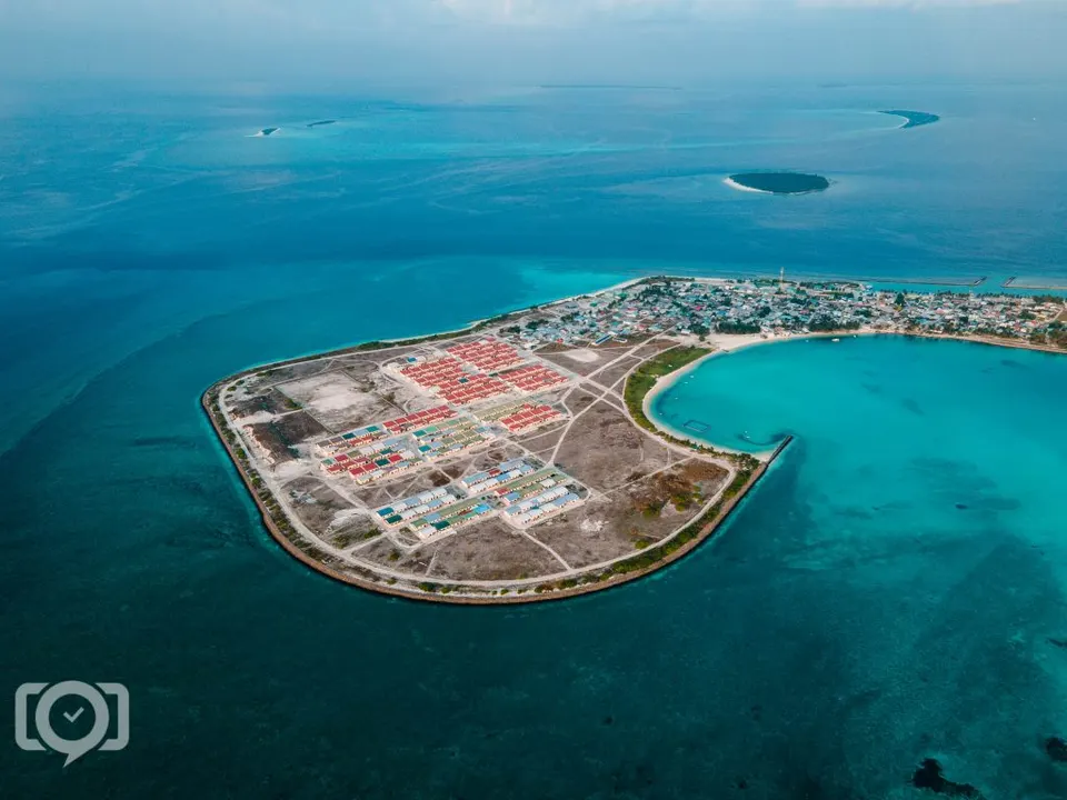 Ha. Dhidhdhoo Aerial view over Ha.Dhidhdhoo — Haa Alif, Maldives