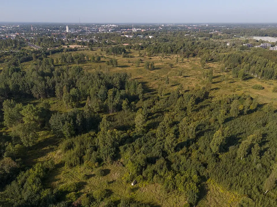 Aerial view of Raadi nature reserve — Tartu maakond, Estonia