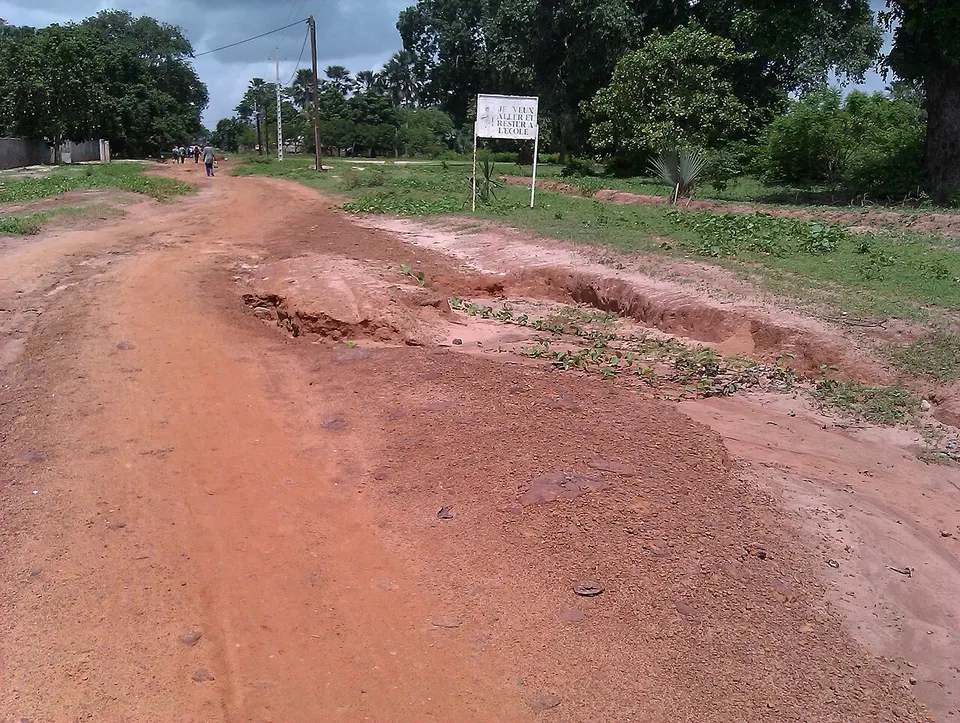 Route principale de Bagaya — Ziguinchor, Senegal