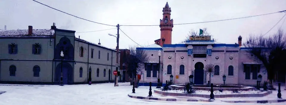 El bayadh, centre ville , moment de la neige — El Bayadh, Algeria