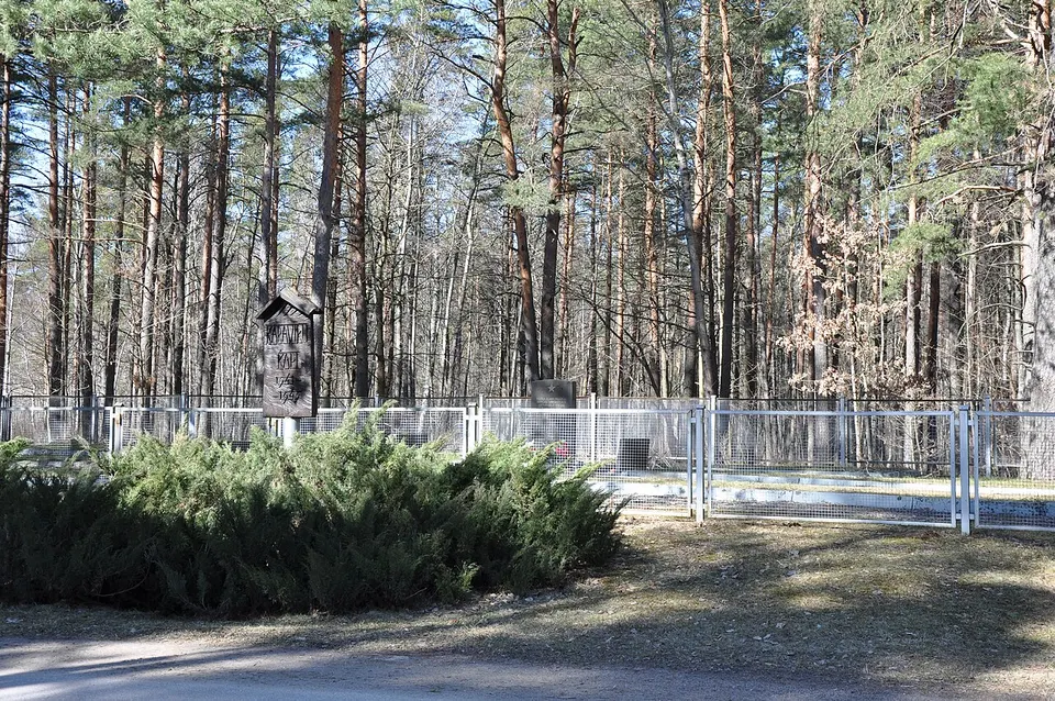 Sarkanās armijas brāļu kapi Lazdu ielā, Salaspils (90 karavīri) WWII, Salaspils novads, Latvia - panoramio — Salaspils novads, Latvia