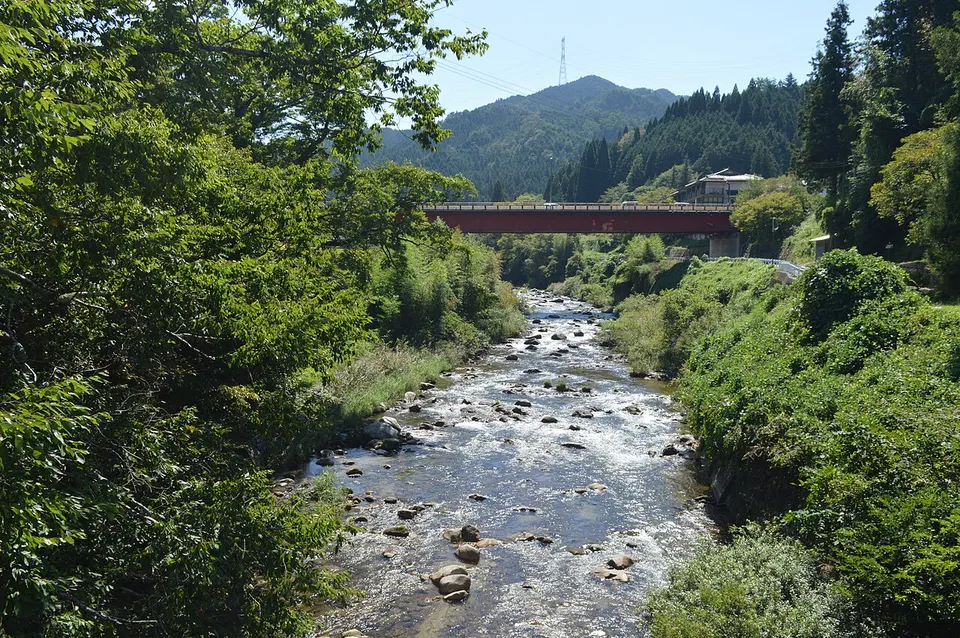 Nakura River in Inabu ac — Aichi Prefecture, Japan