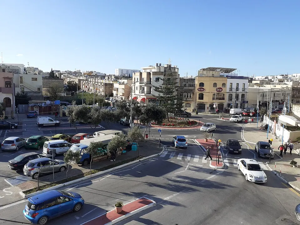 Fgura roundabout — Fgura, Malta