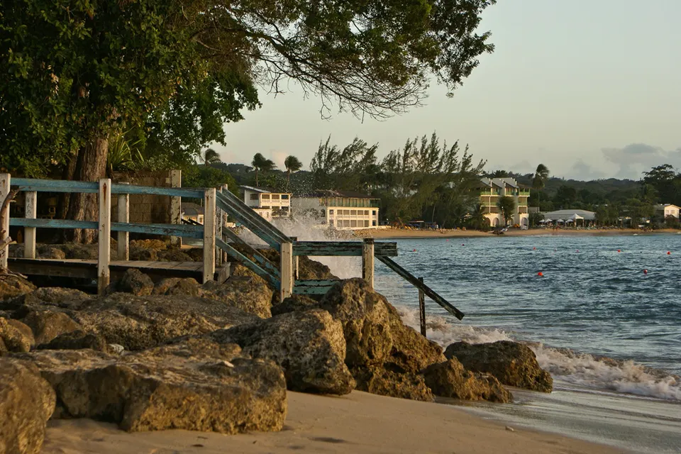 Rocky Boardwalk — Saint James, Barbados