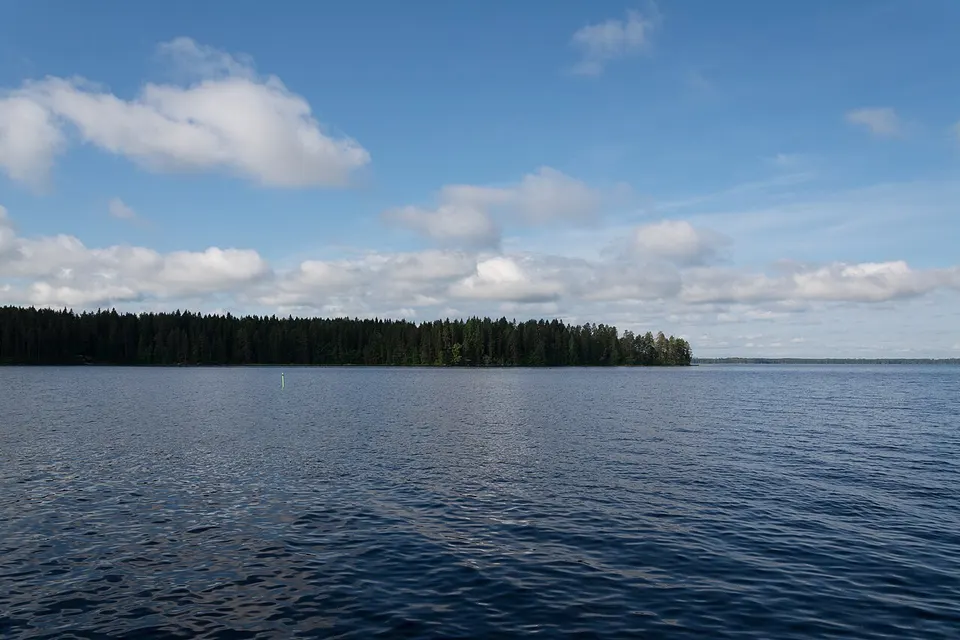 Lake and distant forest — Northern Savonia, Finland