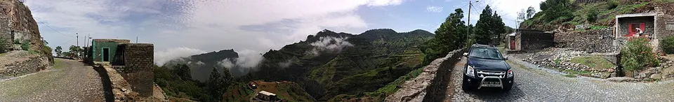 Further down the beautiful mountain road right across Santo Antao, Cape Verde. - panoramio — Ribeira Grande, Cabo Verde