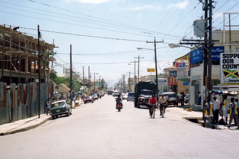 Great George Street, Savanna-la-Mar 1990 (2) — Westmoreland, Jamaica