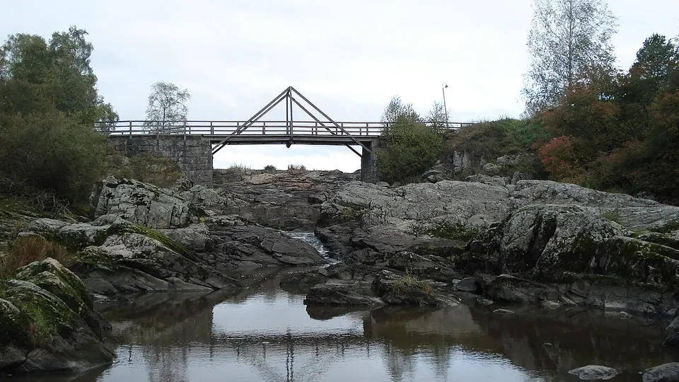 River flowing through a rocky gorge — Finland Proper, Finland
