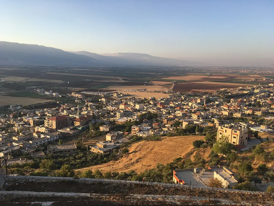 Joub Jannine from hillside — Béqaa, Lebanon