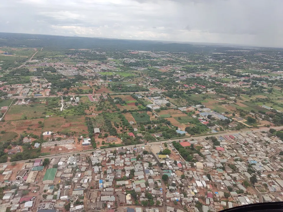 Taking off from bauleni — Lusaka, Zambia