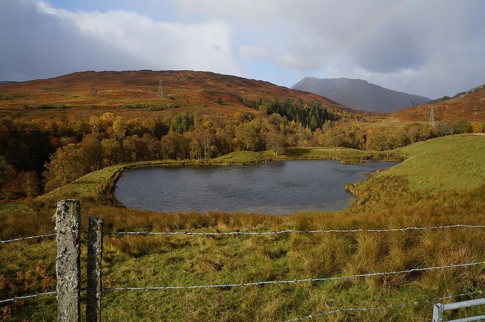 Lake off the B846 near Glengoulandie - geograph.org.uk - 4220031 — Scotland, United Kingdom