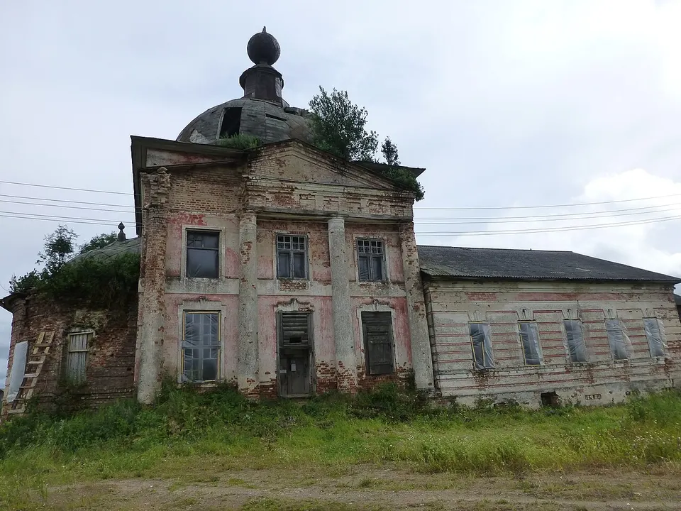 Георгиевская церковь в Георгиевском-1 — Vologda Oblast, Russia