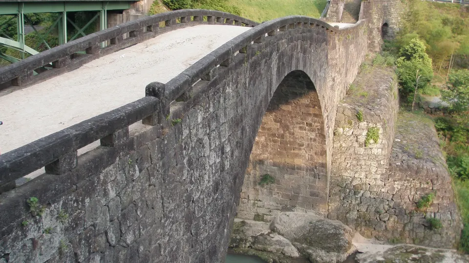 霊台橋 REITAI Stone Bridge - panoramio — Kumamoto, Japan