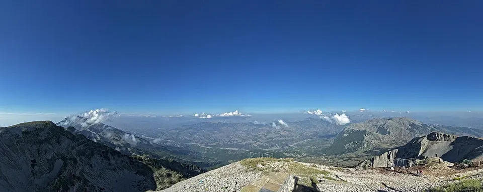 Tomorica valley from Mount Tomorr - Mapillary (kvwbKfk0pGNo-y3z7nHvDA) — Berat, Albania