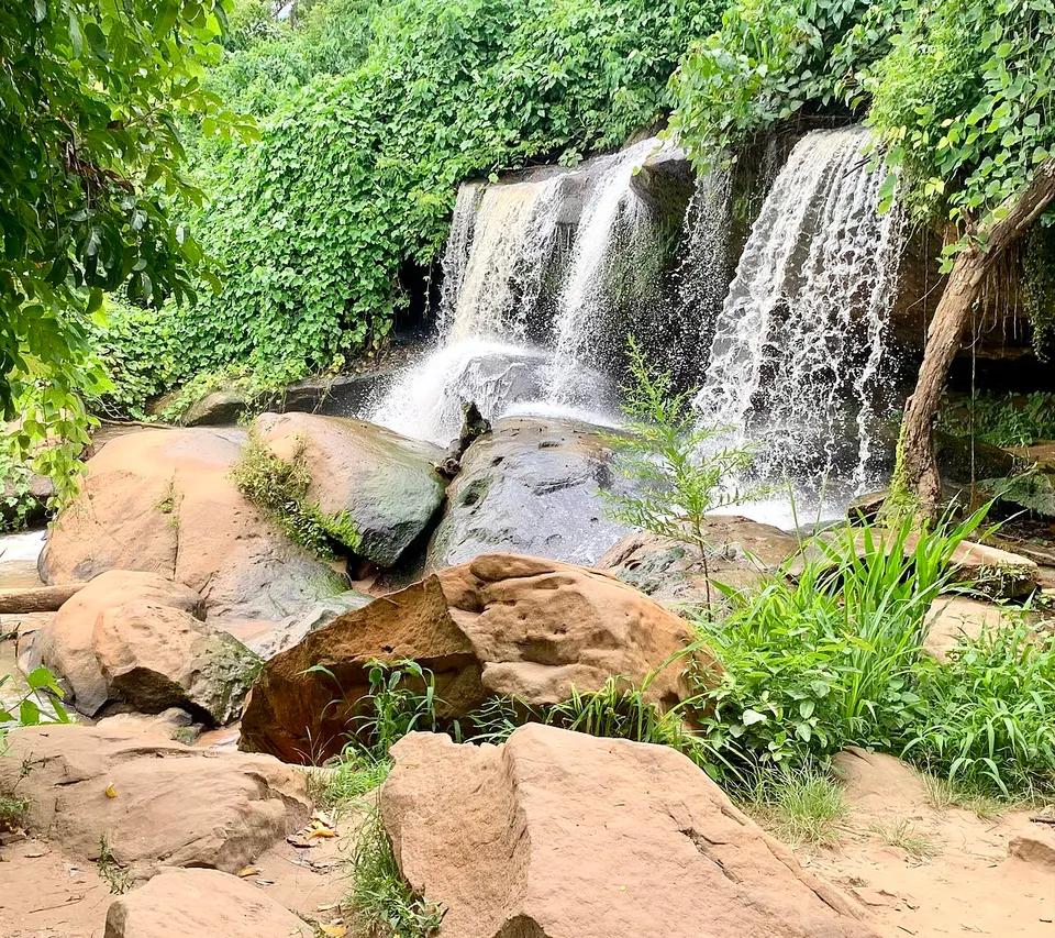 Stage 1 of Kintampo waterfalls — Bono East Region, Ghana