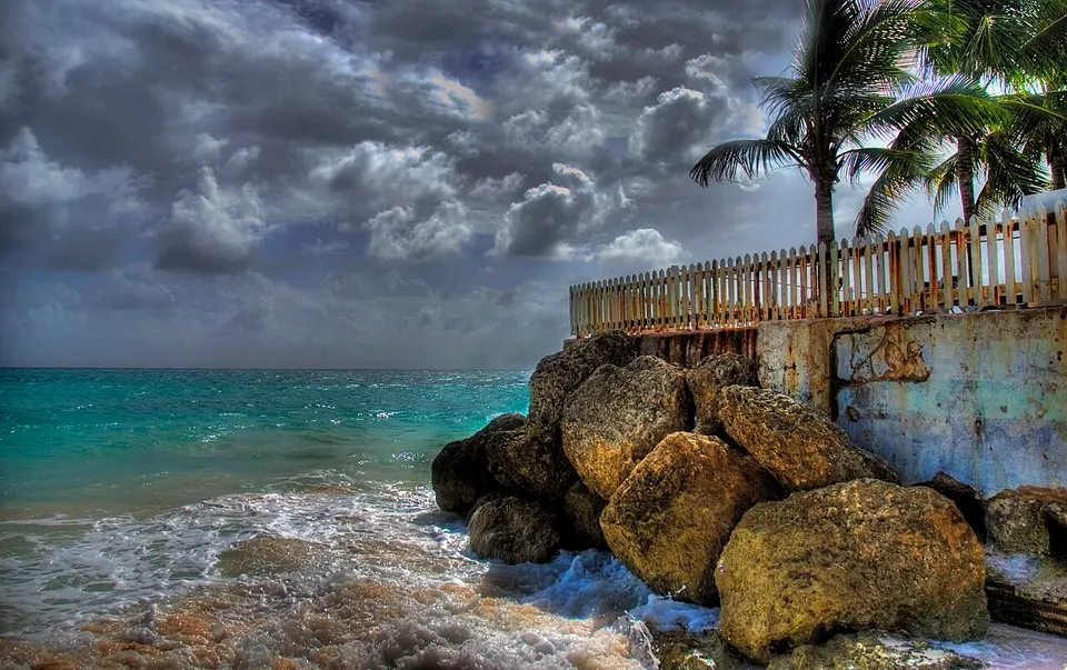 Coastline of Oistins, Barbados — Christ Church, Barbados
