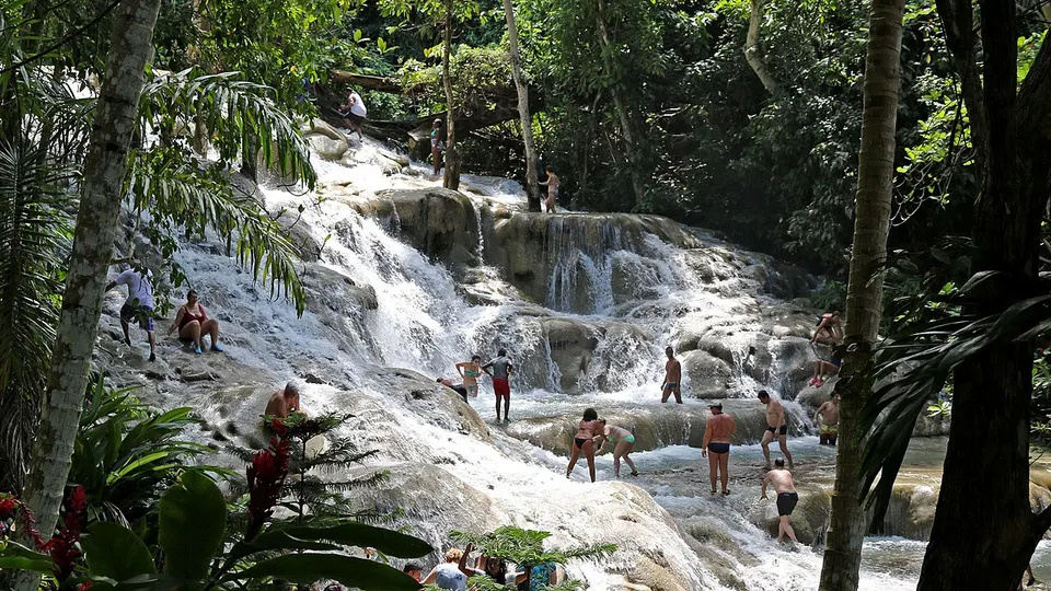 Jamaica - Ochos Rios, Dunn's River Falls - panoramio — Saint Ann, Jamaica