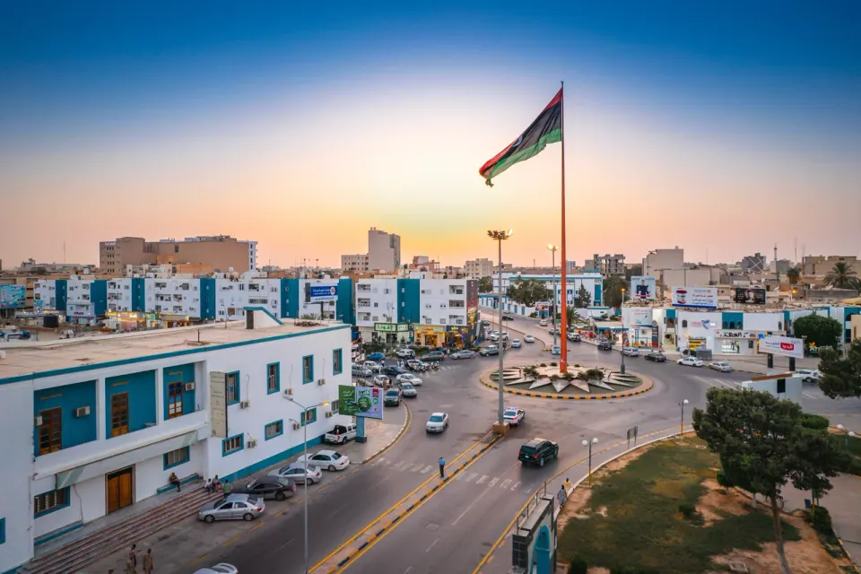 Misrata flagpole — Misratah, Libya