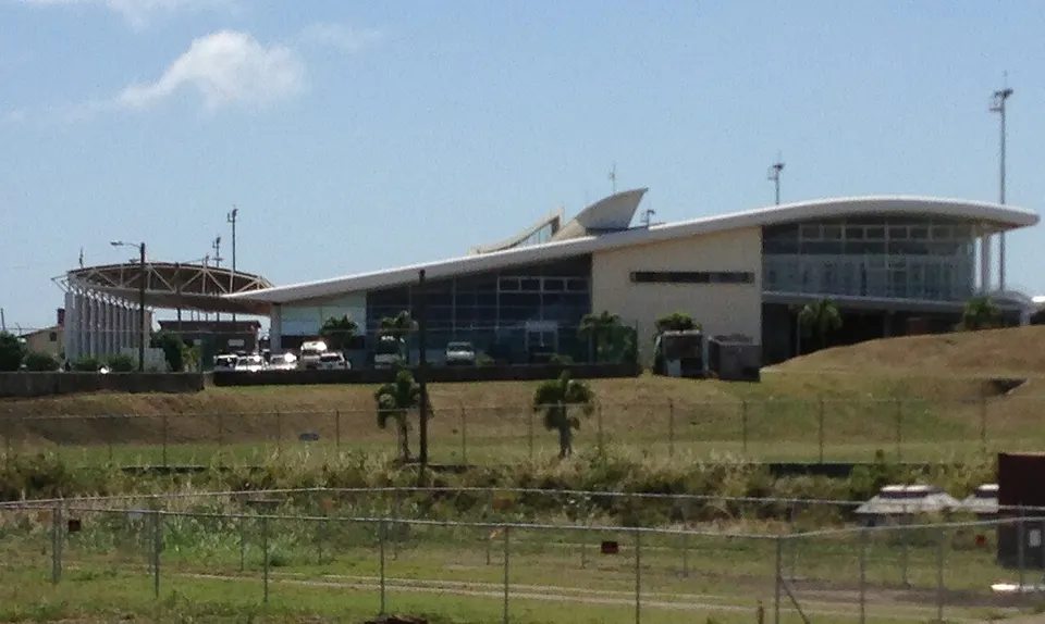 St. Kitts Airport Terminal from side — Saint Peter Basseterre, Saint Kitts and Nevis