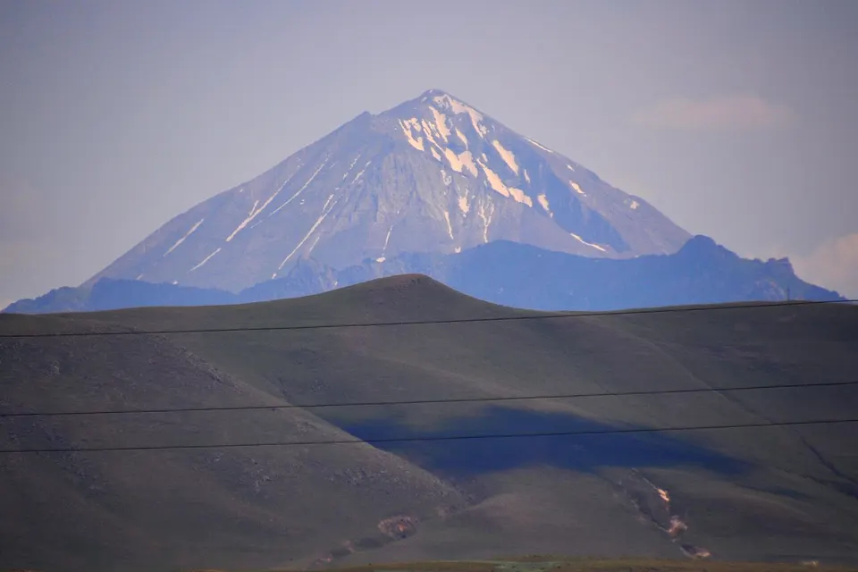 Mt. Ararat from Kars — Kars, Turkey