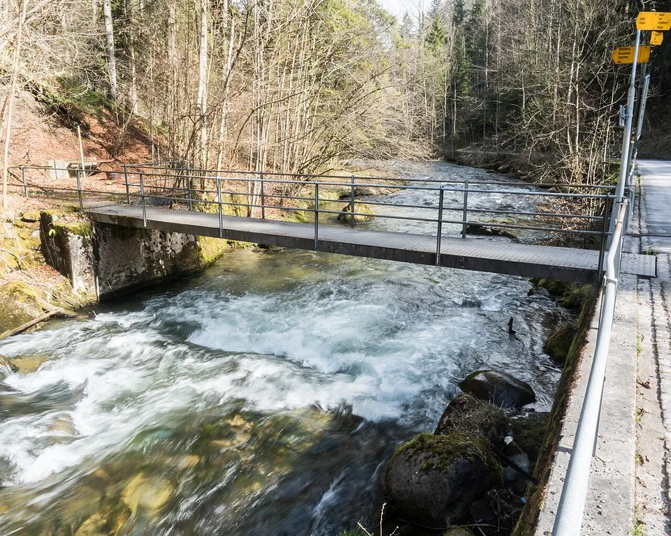 Wasserwerke Zug Schaltstation Zentrale 2 Brücke Menzingen 20170325-jag9889 — Zug, Switzerland