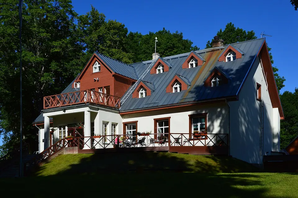 Koke külakooli hoone — Võru maakond, Estonia