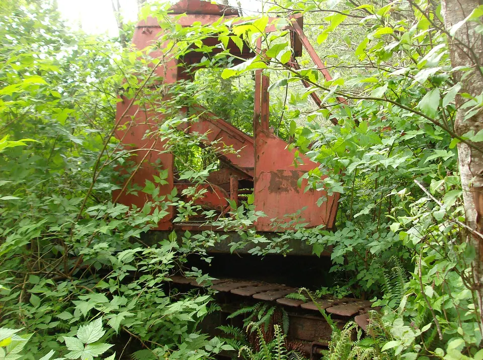 Old Excavator at Port H'Kusam - panoramio — Strathcona, Canada