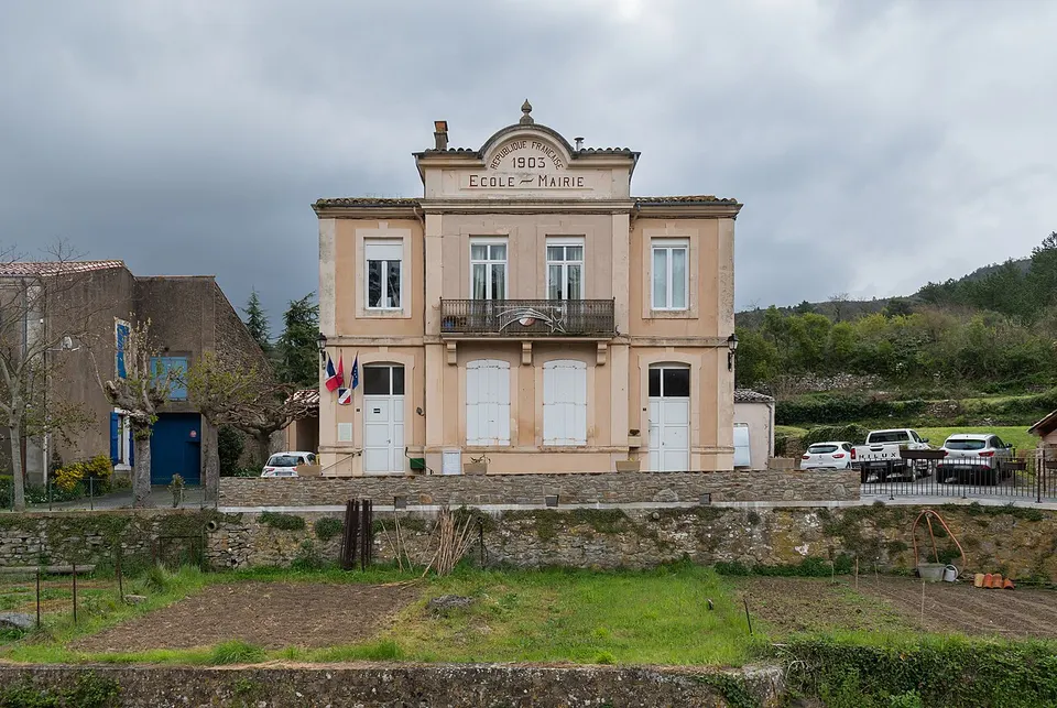 Town hall of Labastide-en-Val (2) — Aude, France