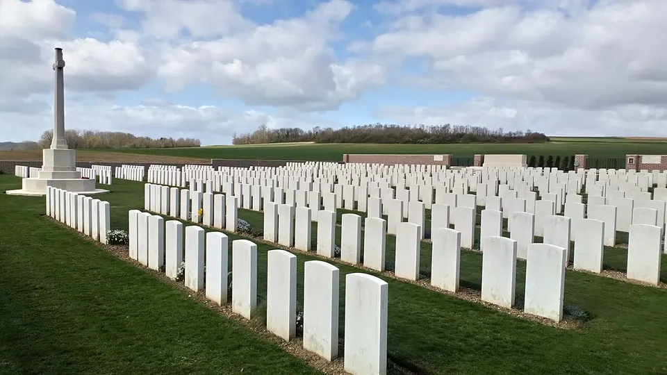 Cimetière militaire de la ferme de Hem 3 — Hauts-de-France, France