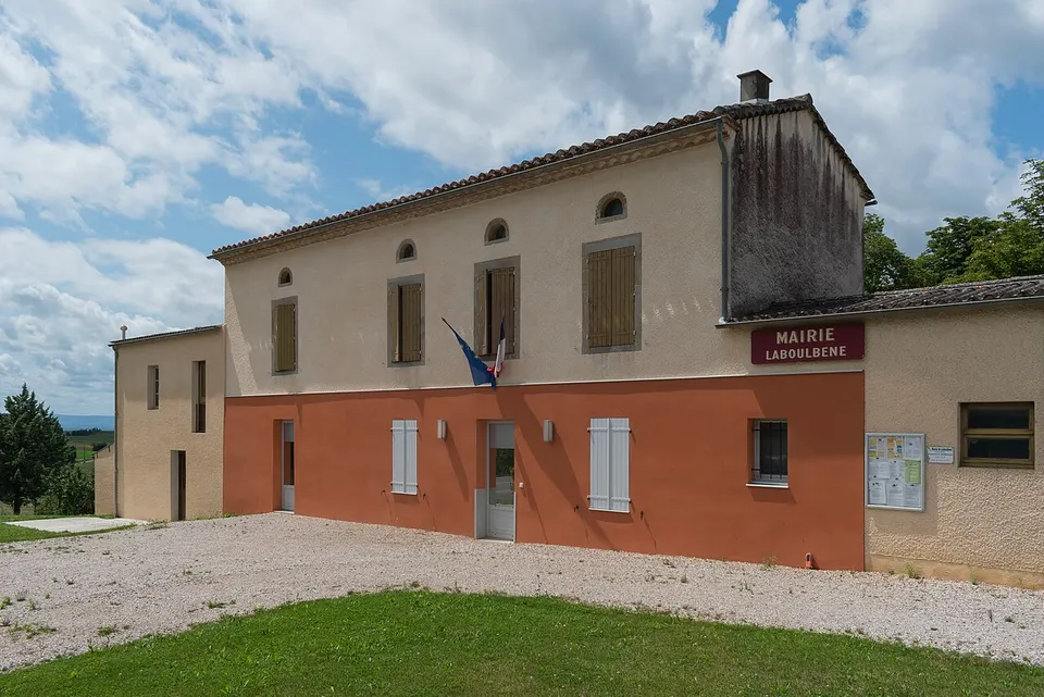 Town hall of Laboulbene (2) — Occitanie, France