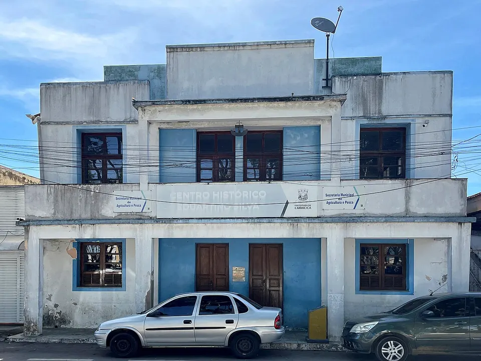Fachada do Centro Histórico Eduartino Silva, Cariacica ES — Cariacica, Brazil